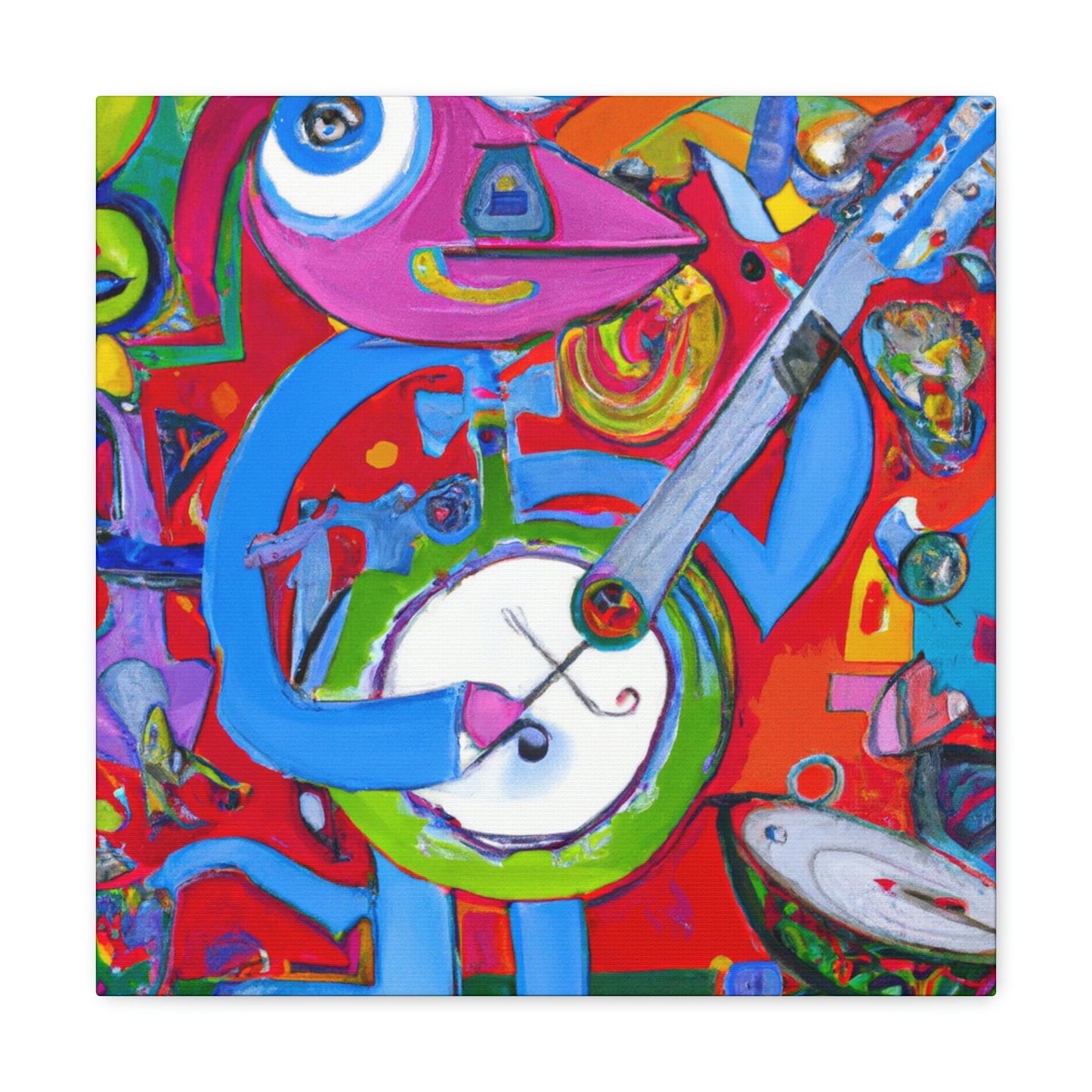 "Banjo of Abstractions" - Canvas