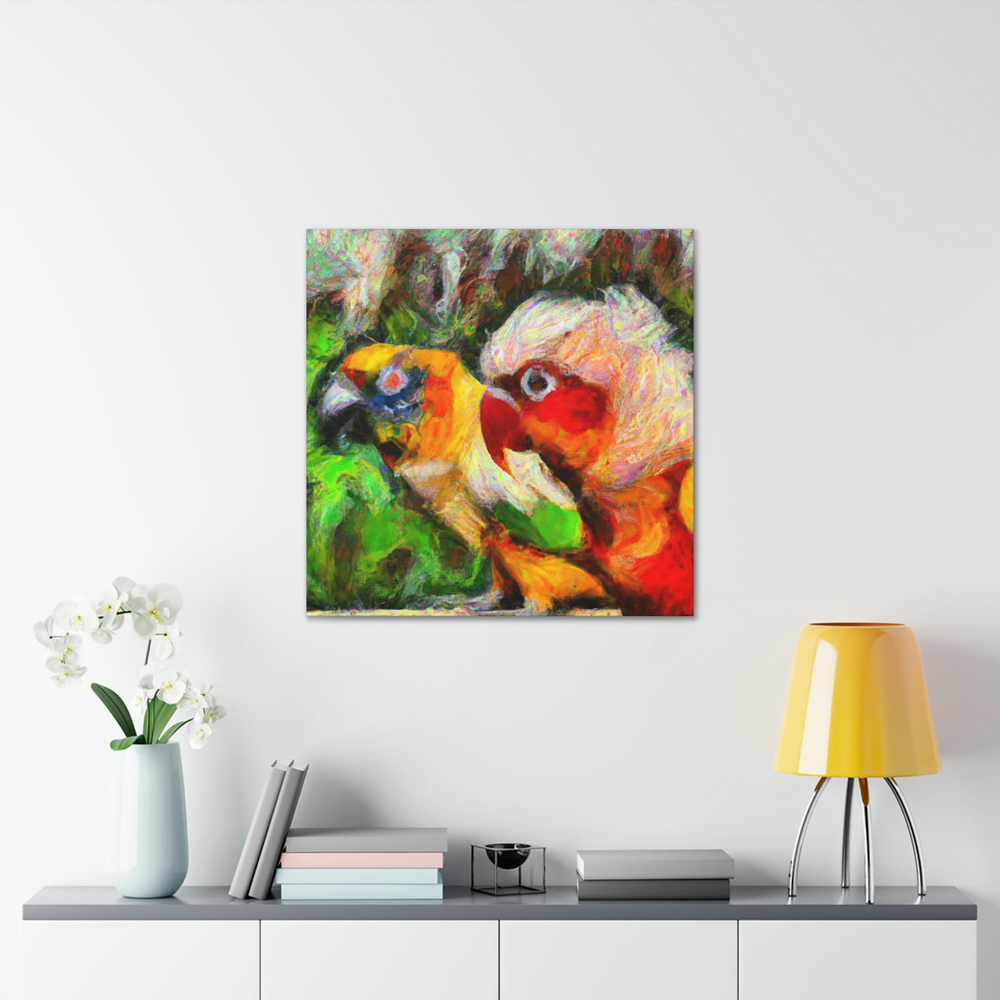 "Birds In Flight Impression" - Canvas