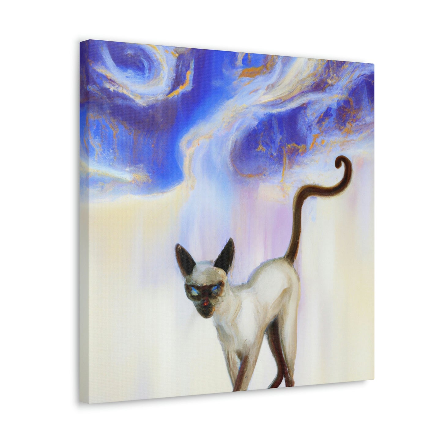 Siamese Abstraction Dance - Canvas