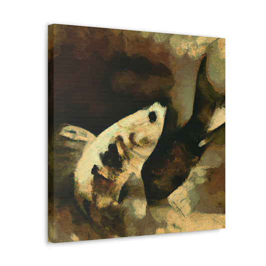 "Killing with Killifish" - Canvas