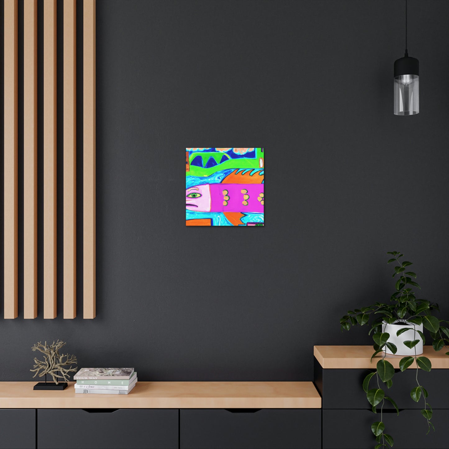 Salmon in Splendor - Canvas