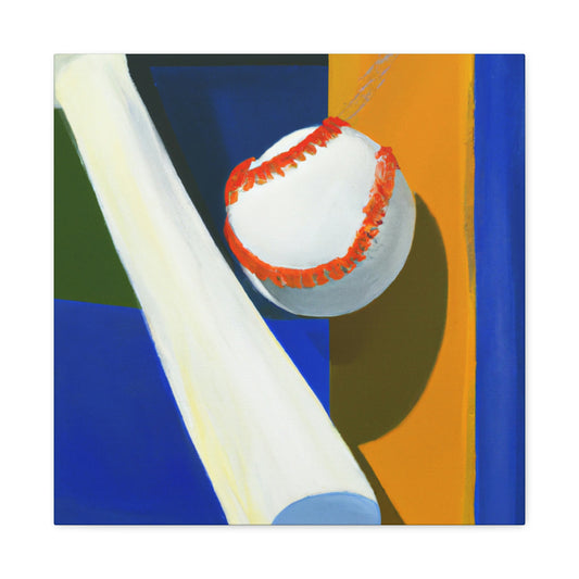 Baseball's Minimalism - Canvas