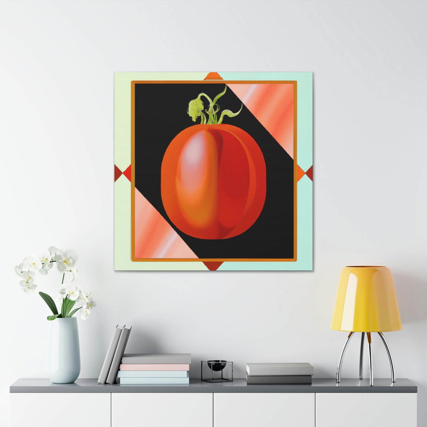 "Tomato Stardust Bouquet" - Canvas