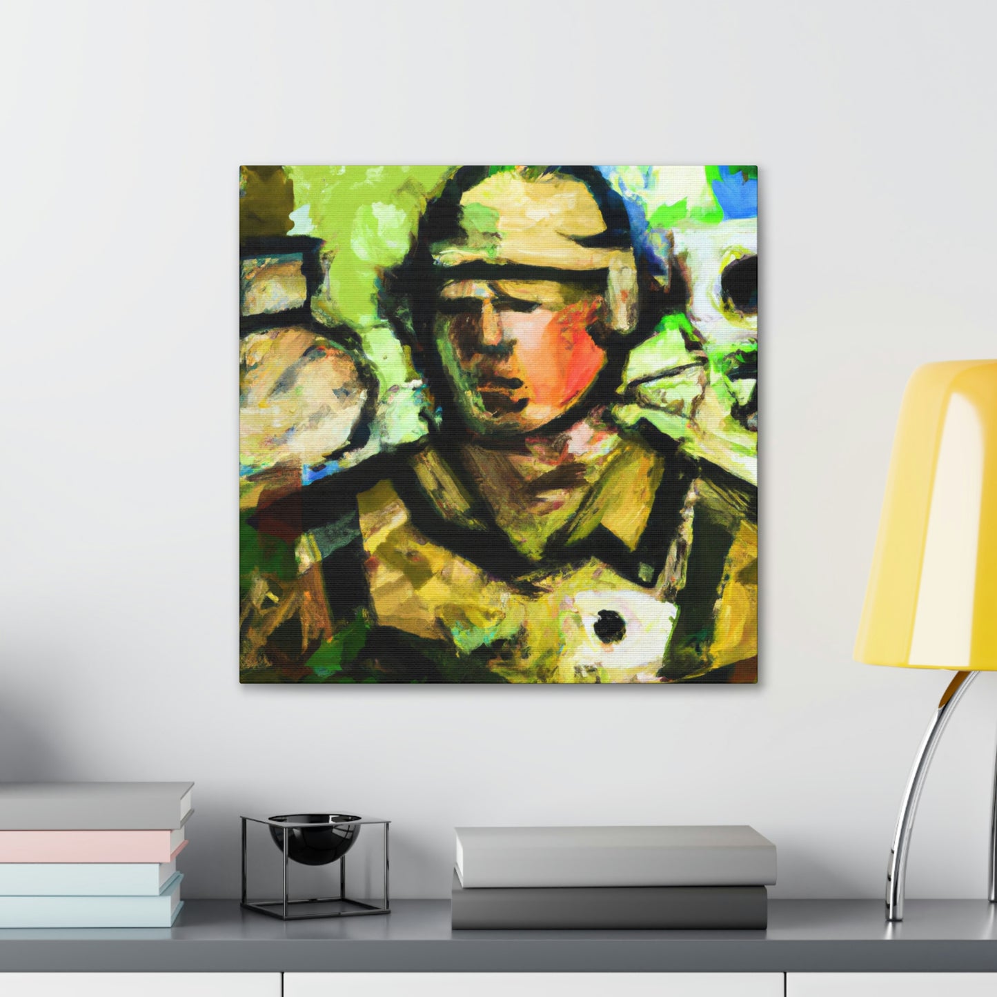 Engineer with Fauvism - Canvas