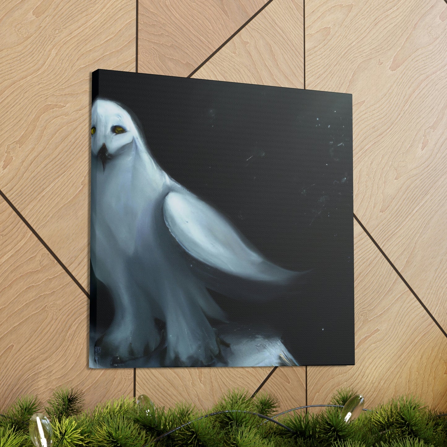 Winter's Majestic Owl - Canvas