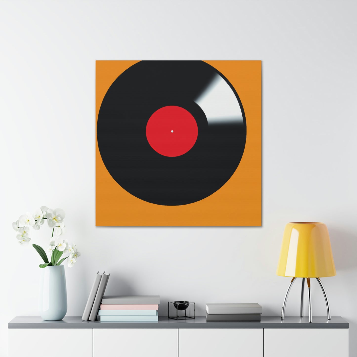 Vinyl Story Told Minimally - Canvas