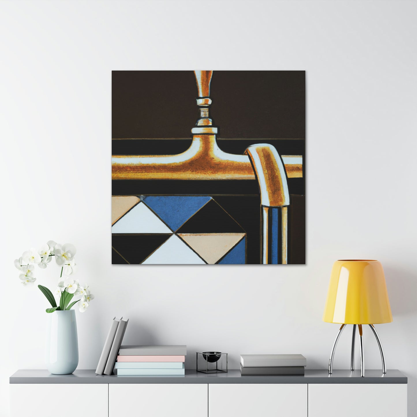 "Dancing Art Deco Bar" - Canvas