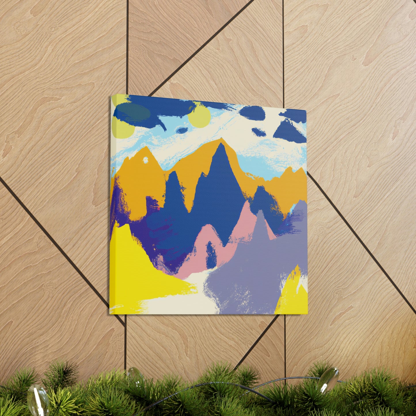 Majestic Mountain Vistas - Canvas