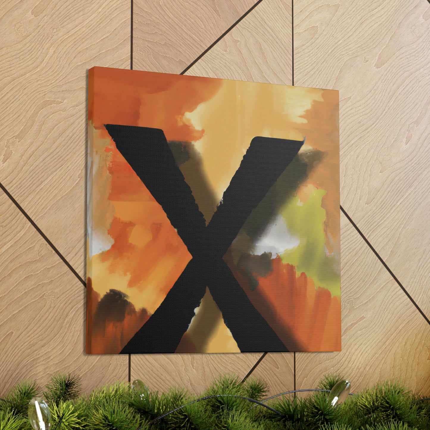 X in Reflection Series - Canvas