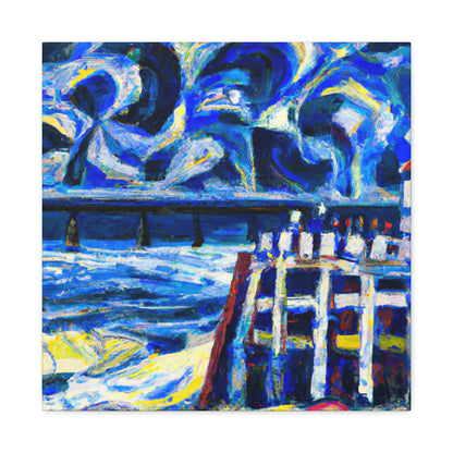 Seawall by Expressionism - Canvas