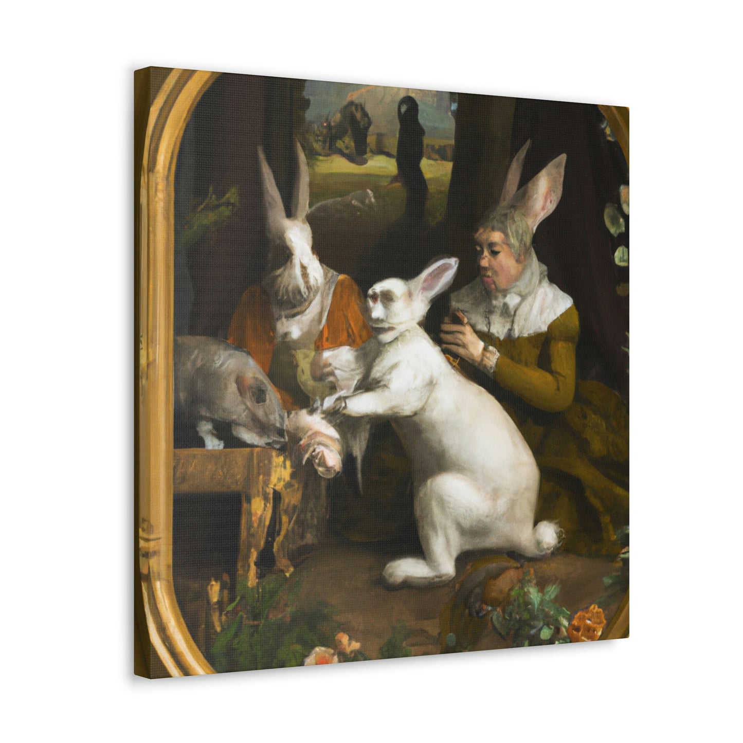 "Rabbit of the Renaissance" - Canvas