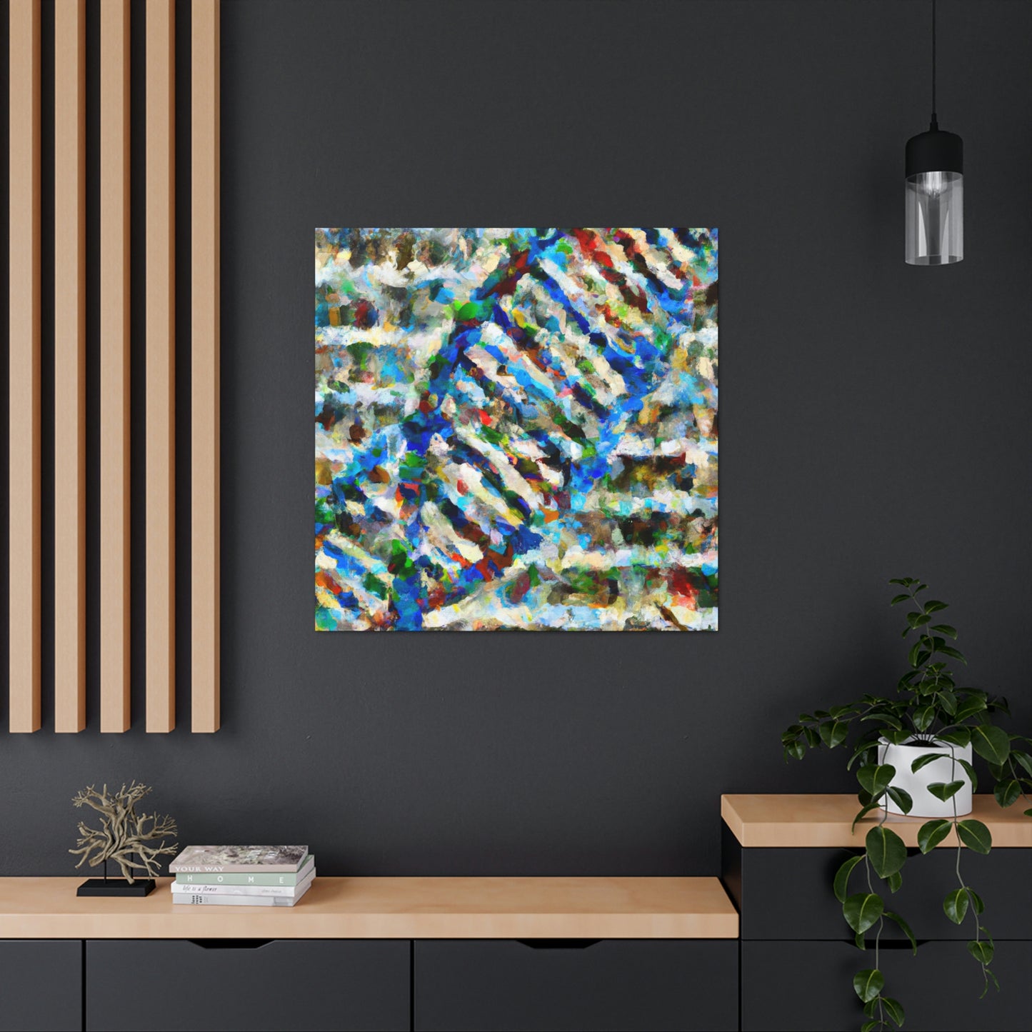 "DNA Strands Abound" - Canvas