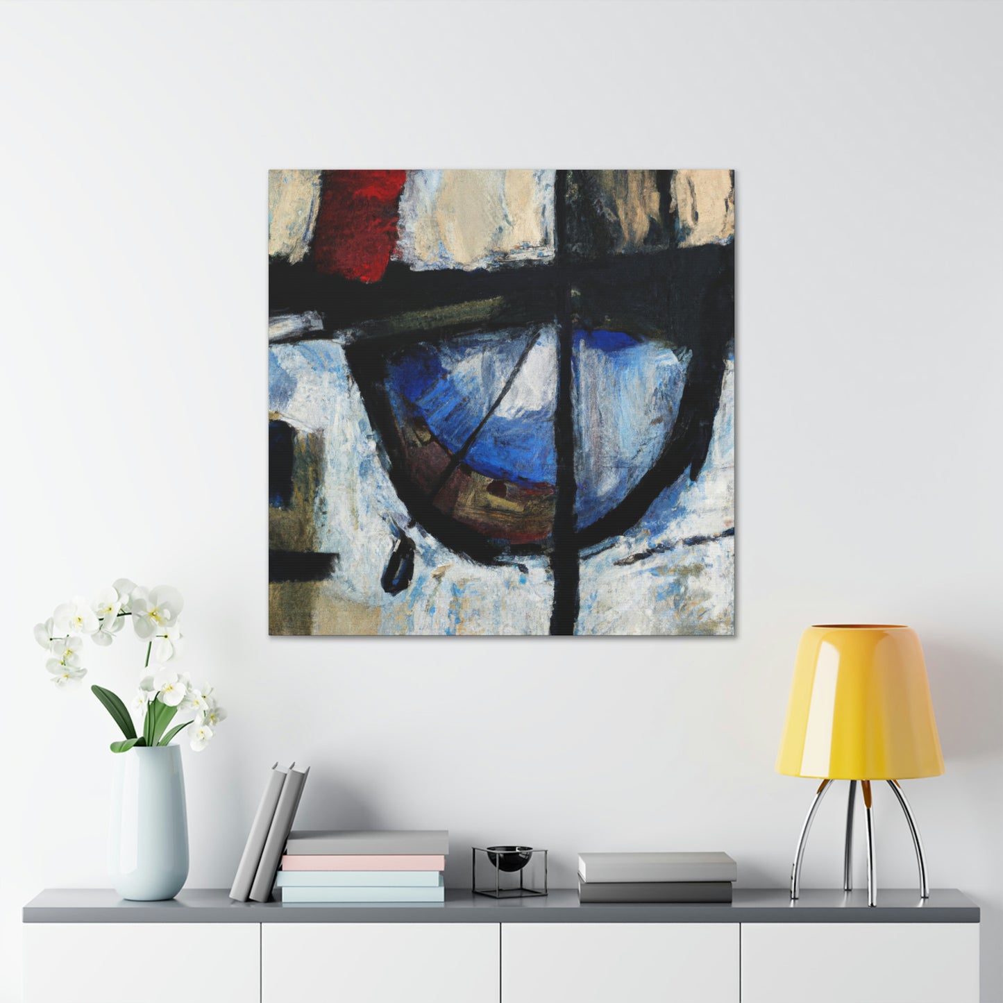 "Dinghy Sails Aglow" - Canvas