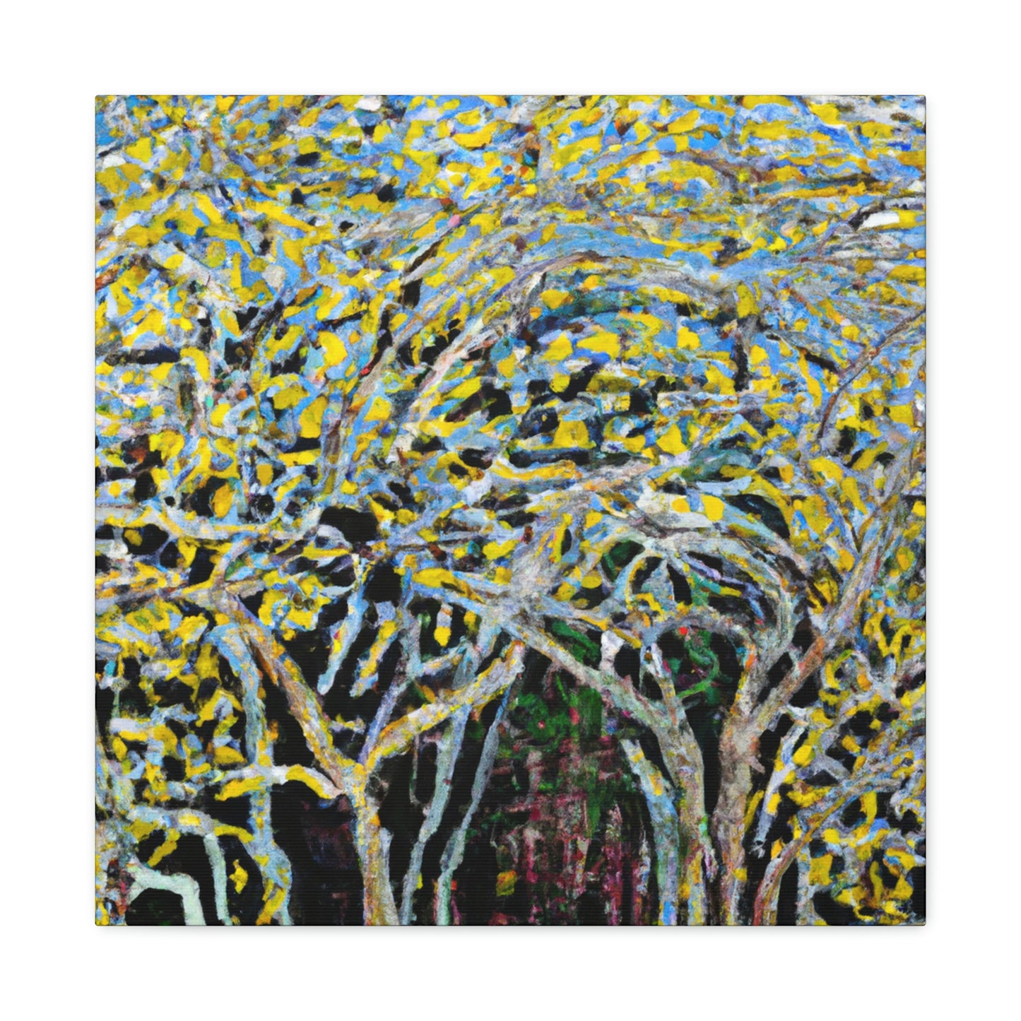 "Dogwood in Expressionism" - Canvas