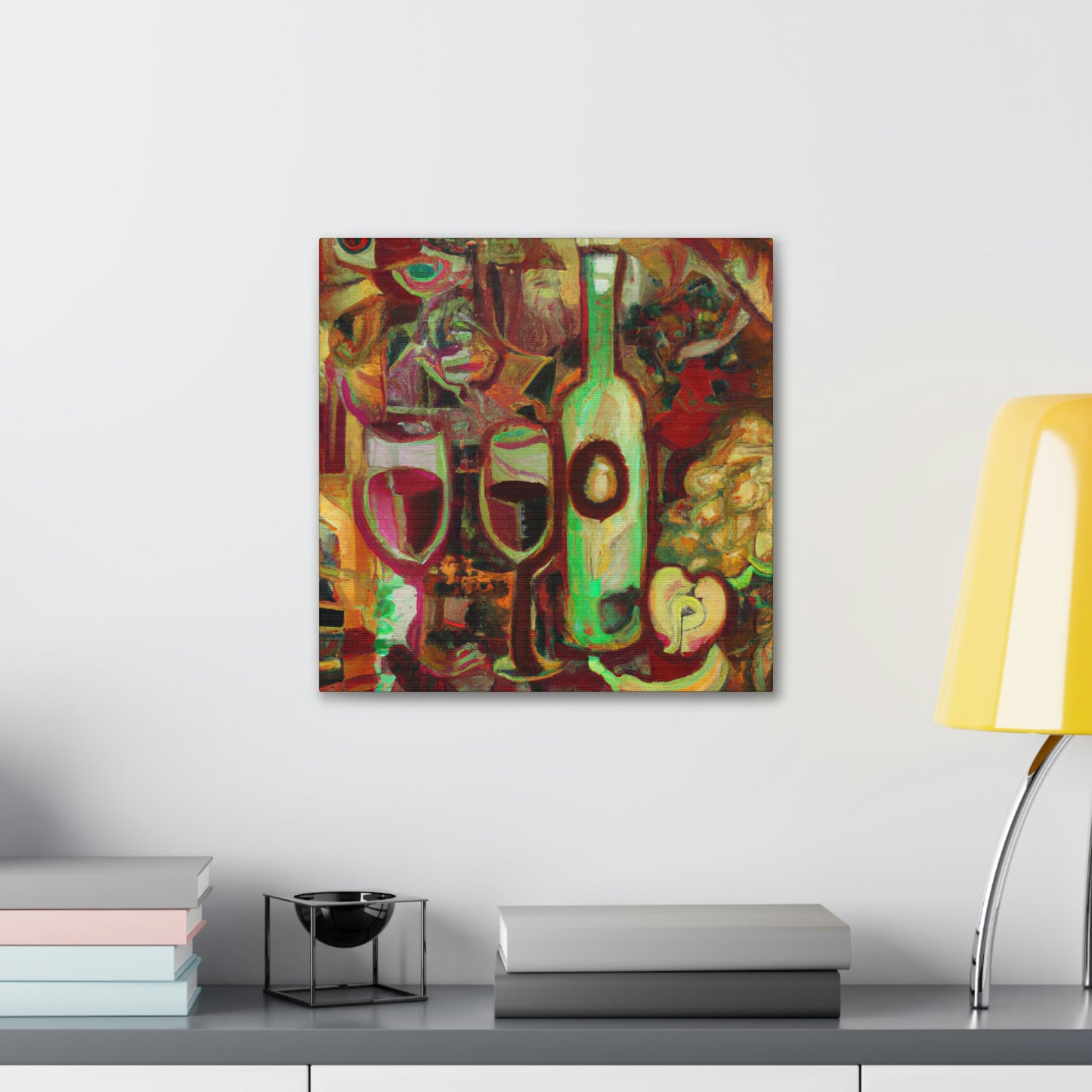 "Wine and Expressionism" - Canvas