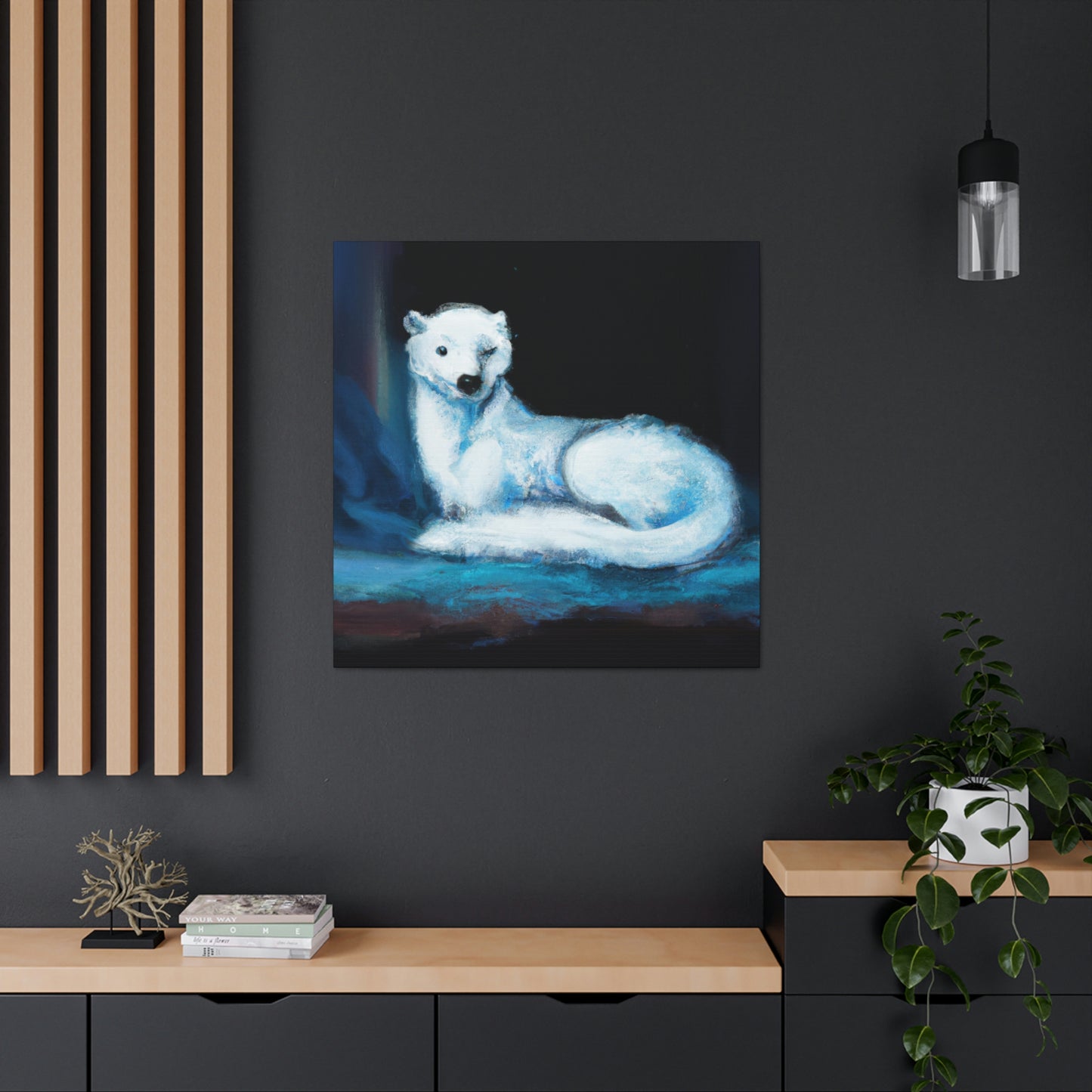 Ermine Regal Splendor - Canvas