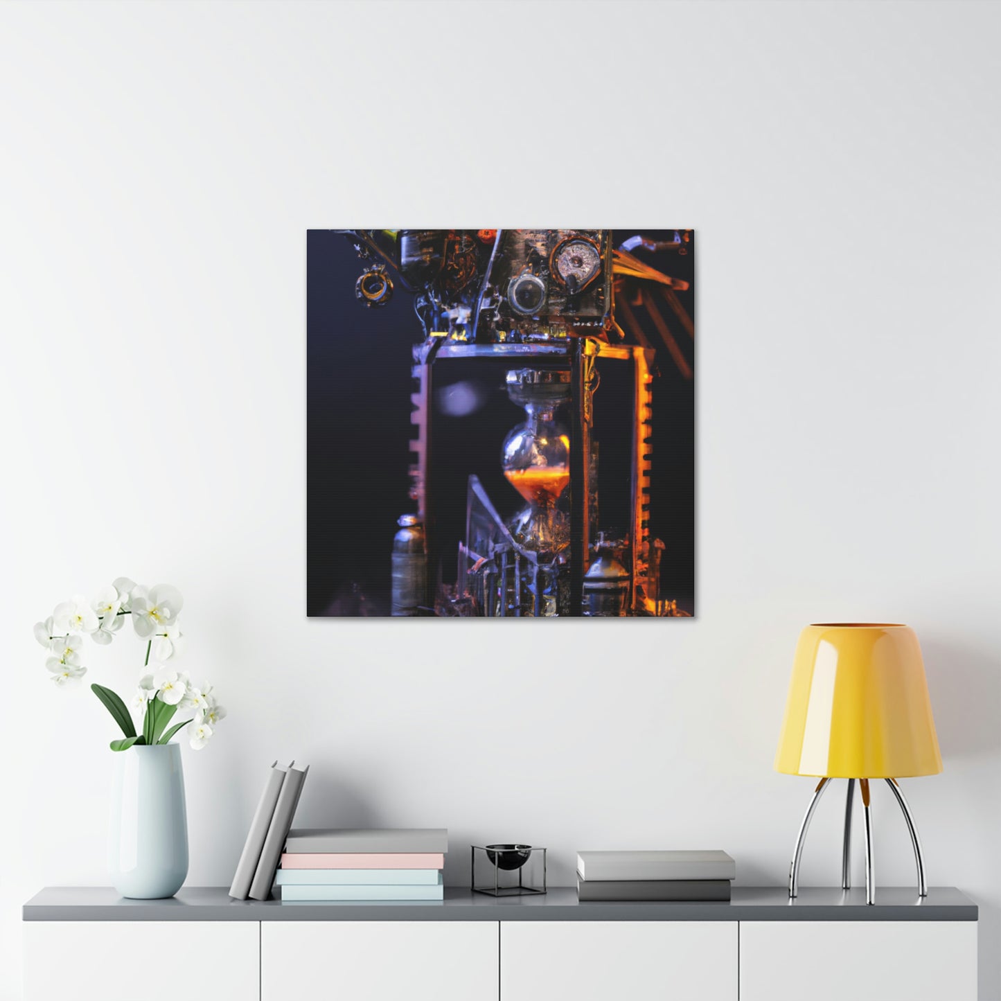 Mechanical Time Machine Art - Canvas