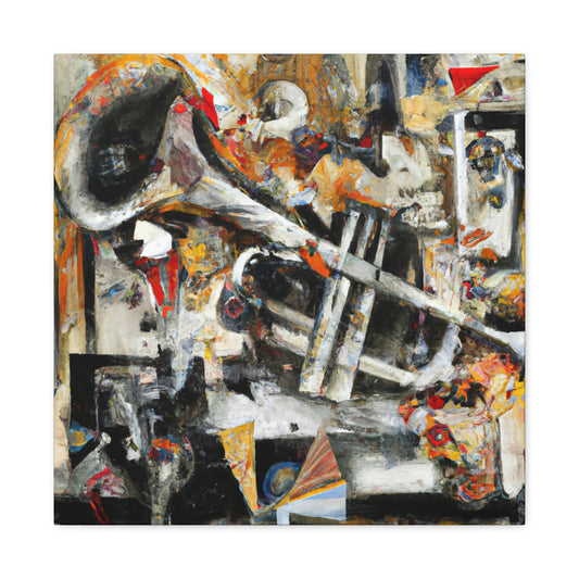 Trombone in Abstraction - Canvas