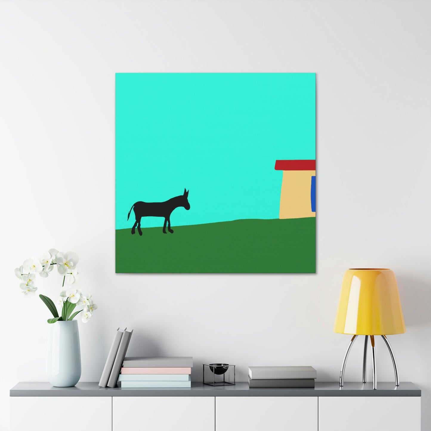 Mules in Simplicity - Canvas