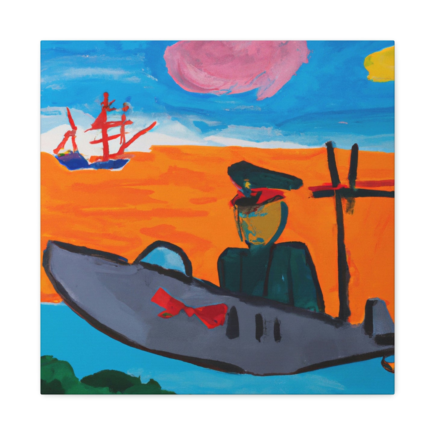 "Seabee in Fauvism" - Canvas