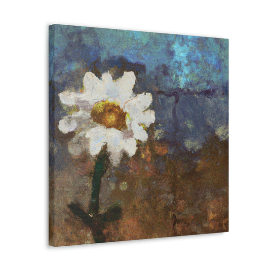 Daisy in Digital Bloom - Canvas