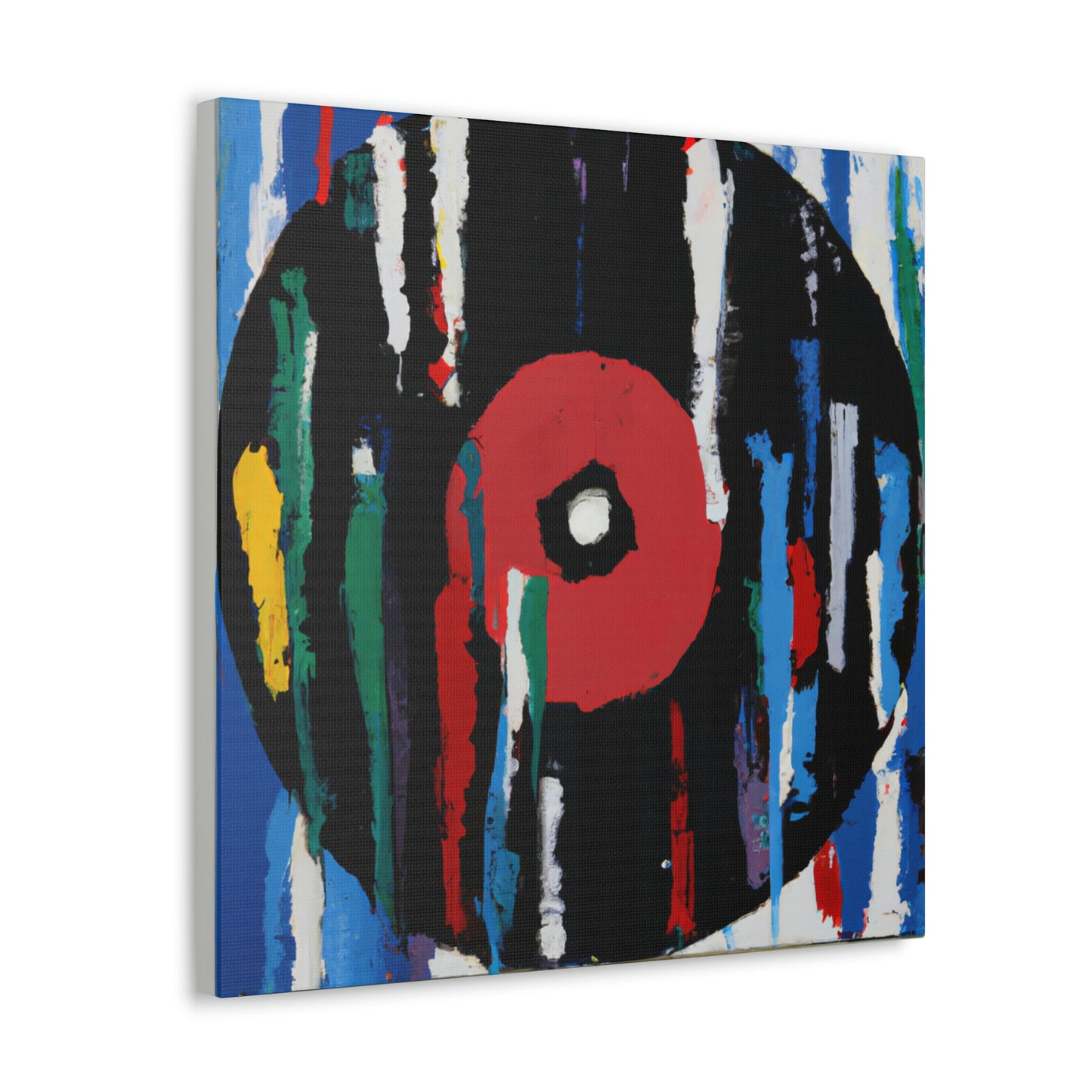 Spinning Vinyl Expressionism - Canvas