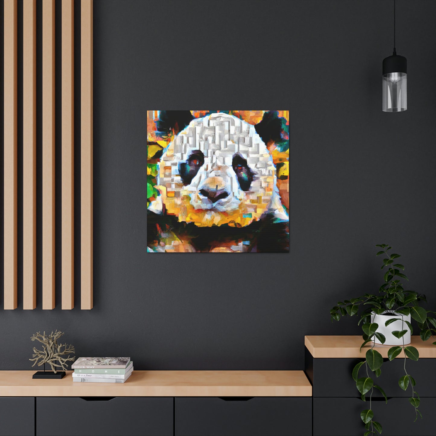 Giant Panda Wonderland - Canvas