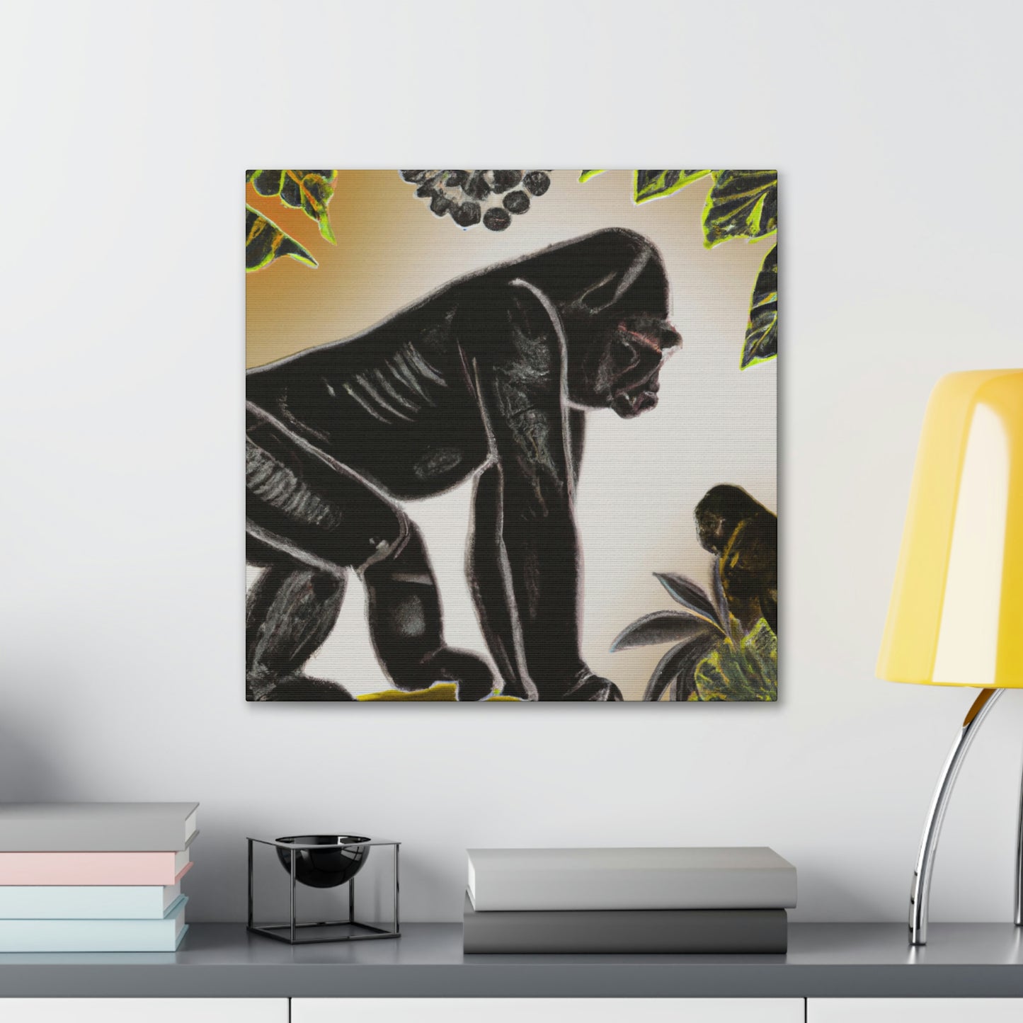 Gorilla in Baroque - Canvas