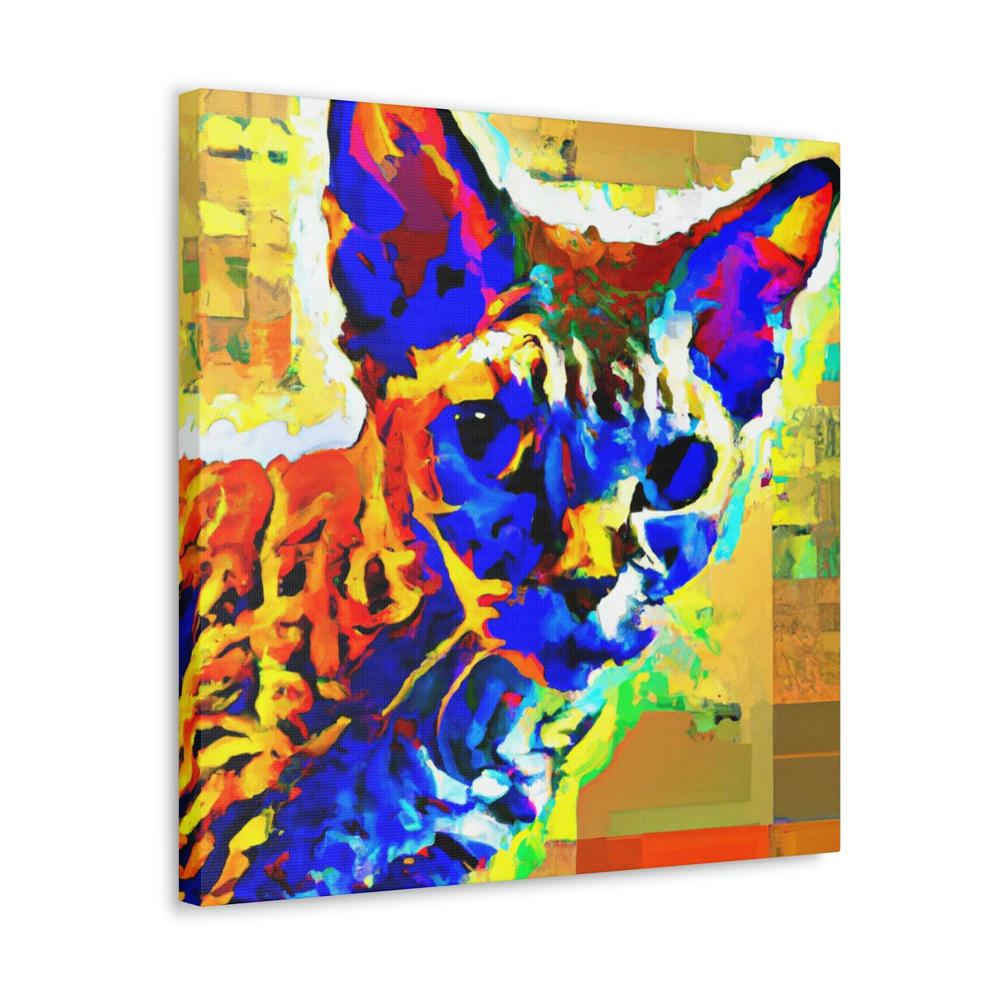 "Pop Art Devon Rex" - Canvas