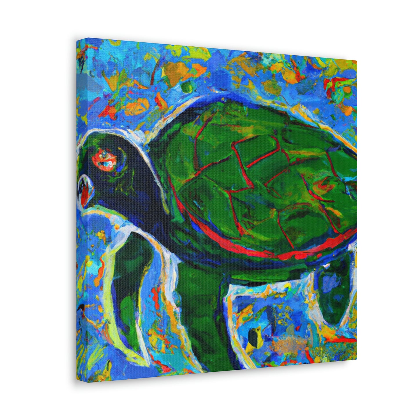 "Sea Turtle Emergence" - Canvas