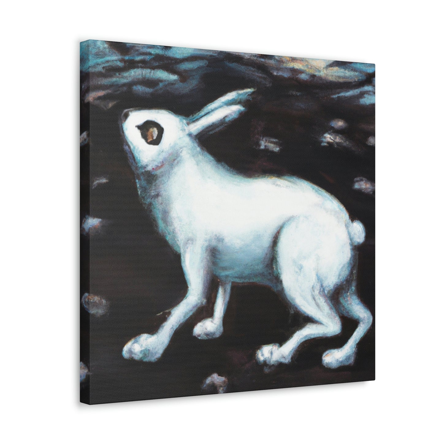 "Arctic Hare in Snow" - Canvas