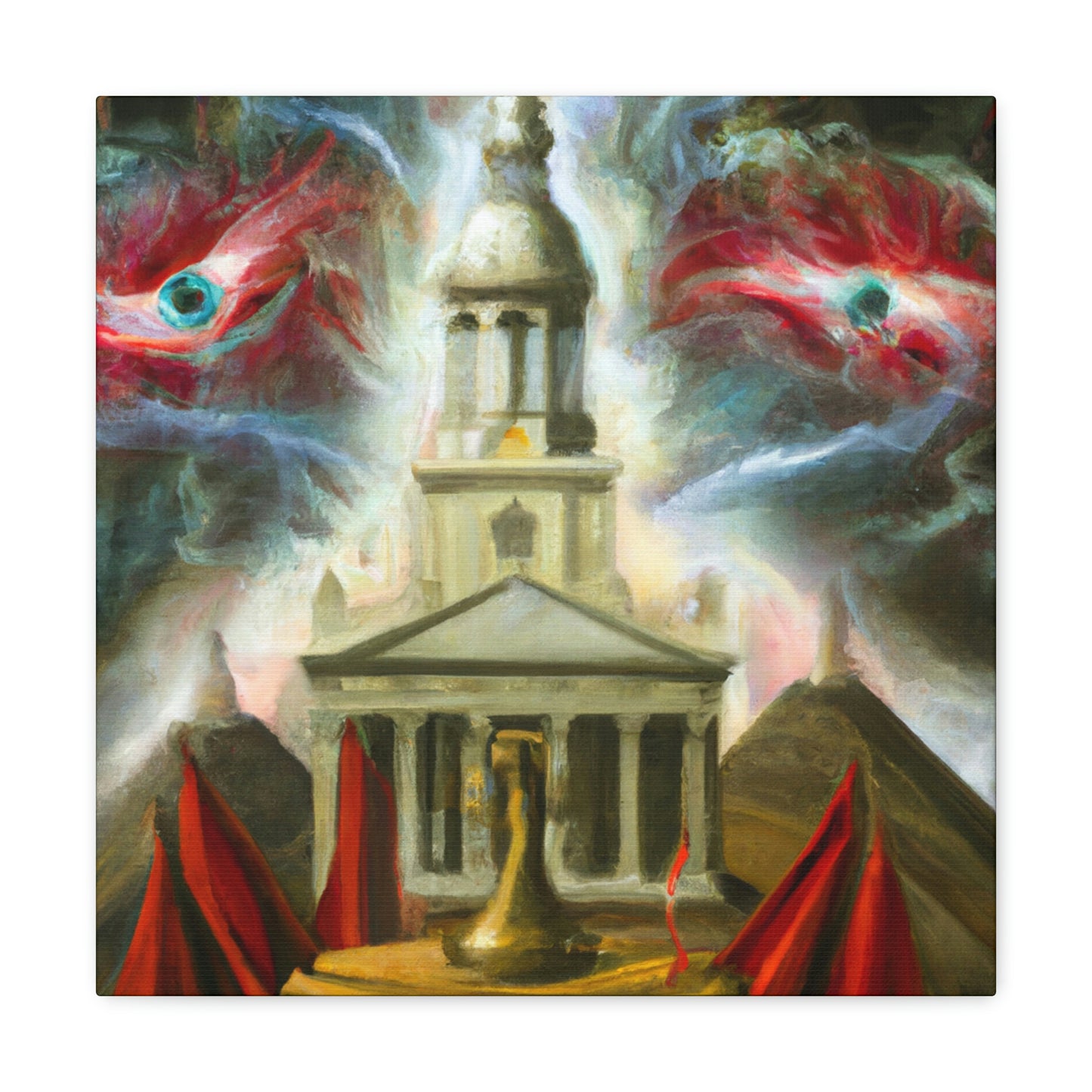 Independence Hall Surreal. - Canvas