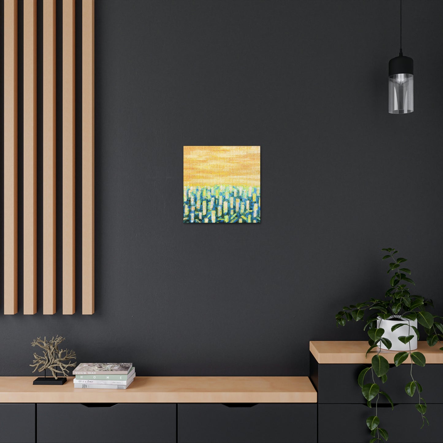 Corn in Moonlight Gloaming - Canvas