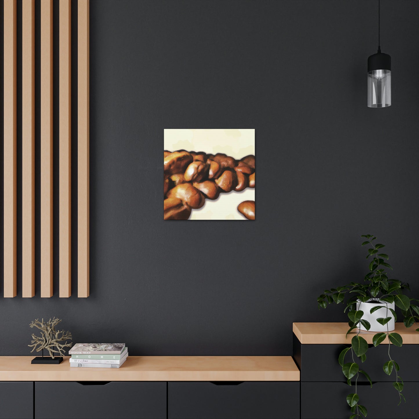 Coffee Beans in Neoclassicism - Canvas