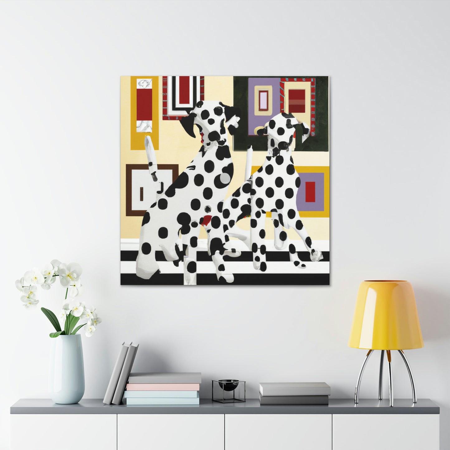 Dalmatian Slumbering Peace - Canvas