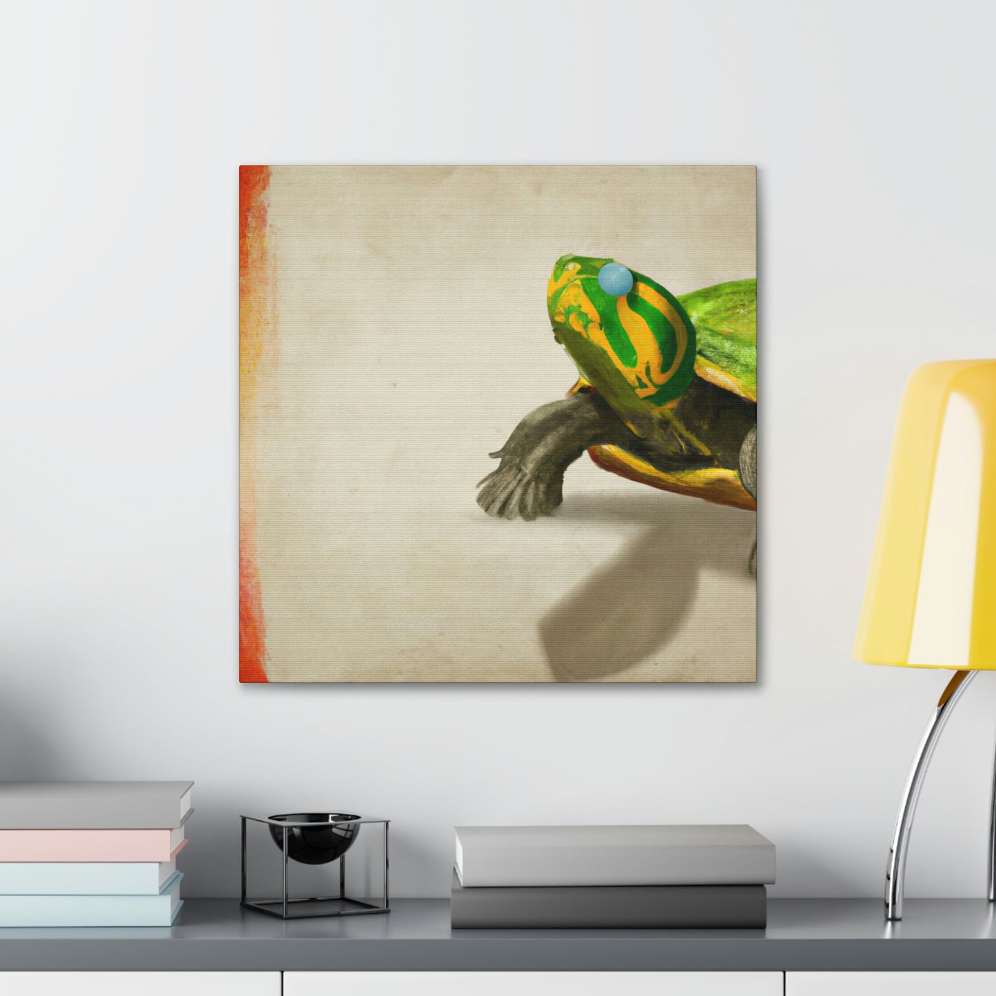 "Turtle in Simplicity" - Canvas