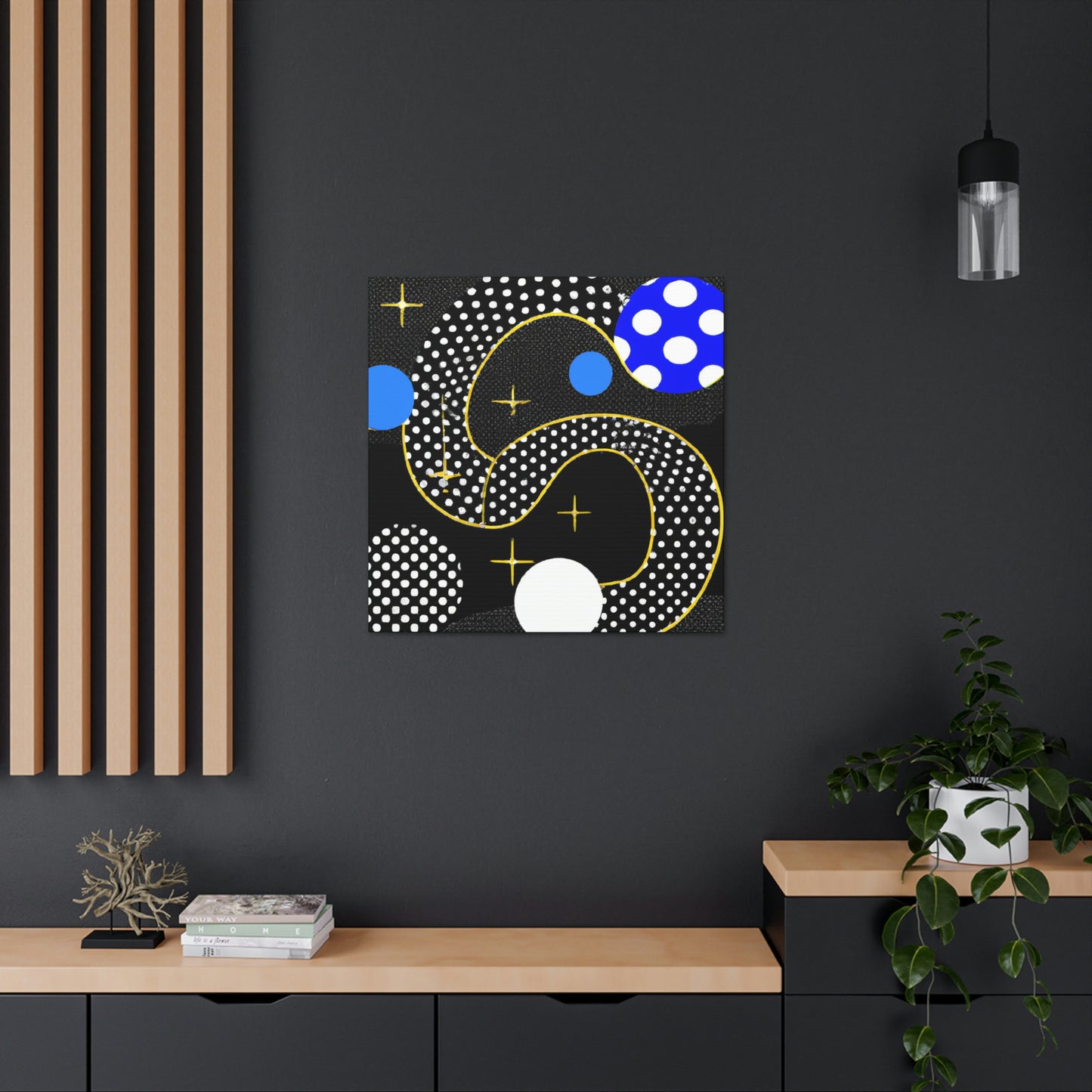 "Uranus in Art Deco" - Canvas