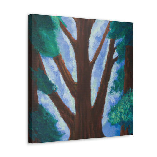 "Sequoia Tree Abstraction" - Canvas