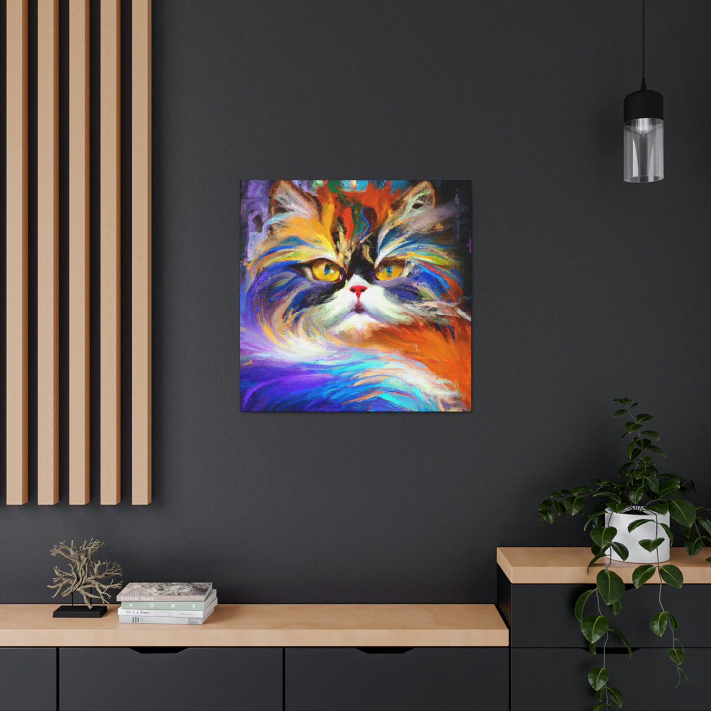 Persian Colorfulness Ablaze - Canvas