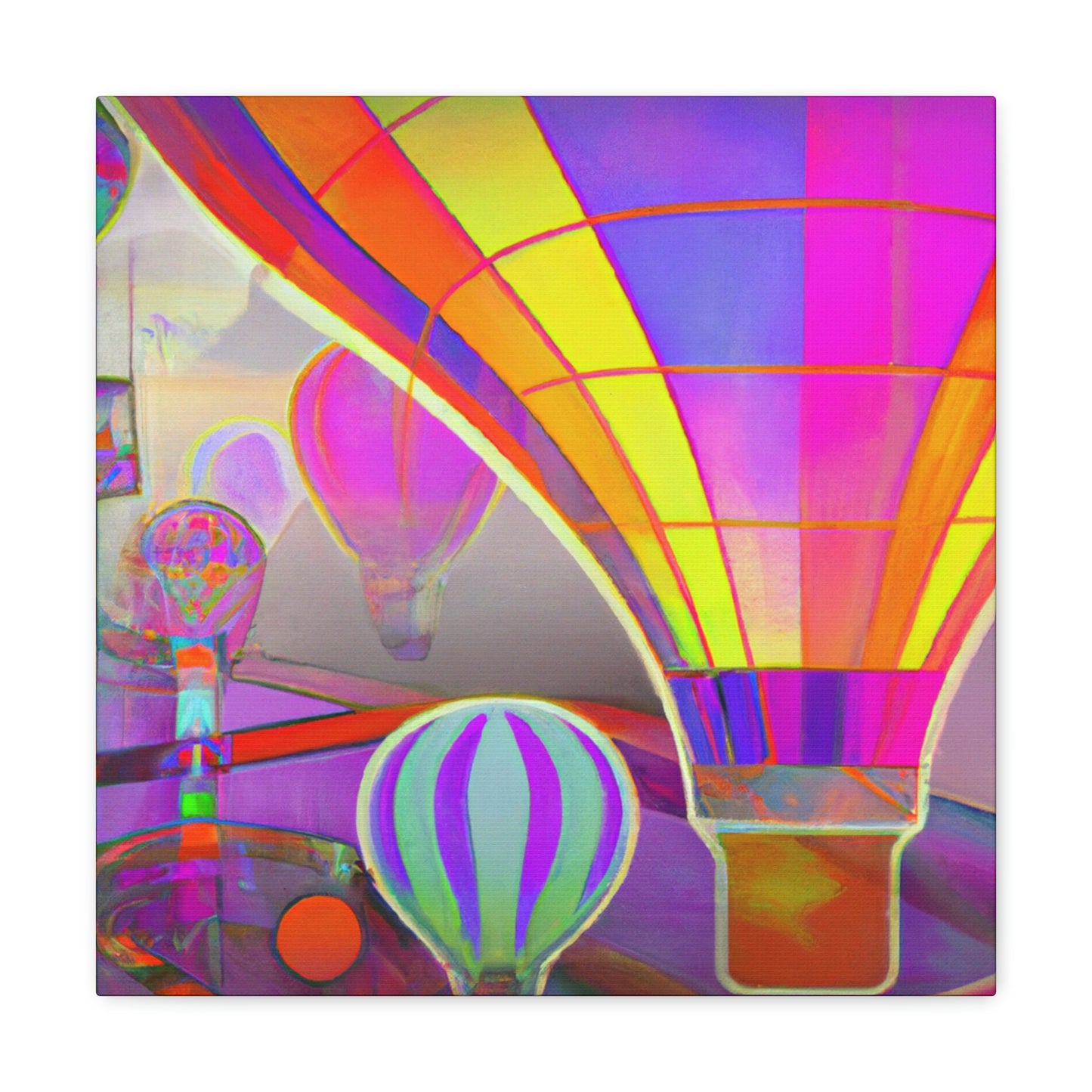 Ascending Air Balloons - Canvas