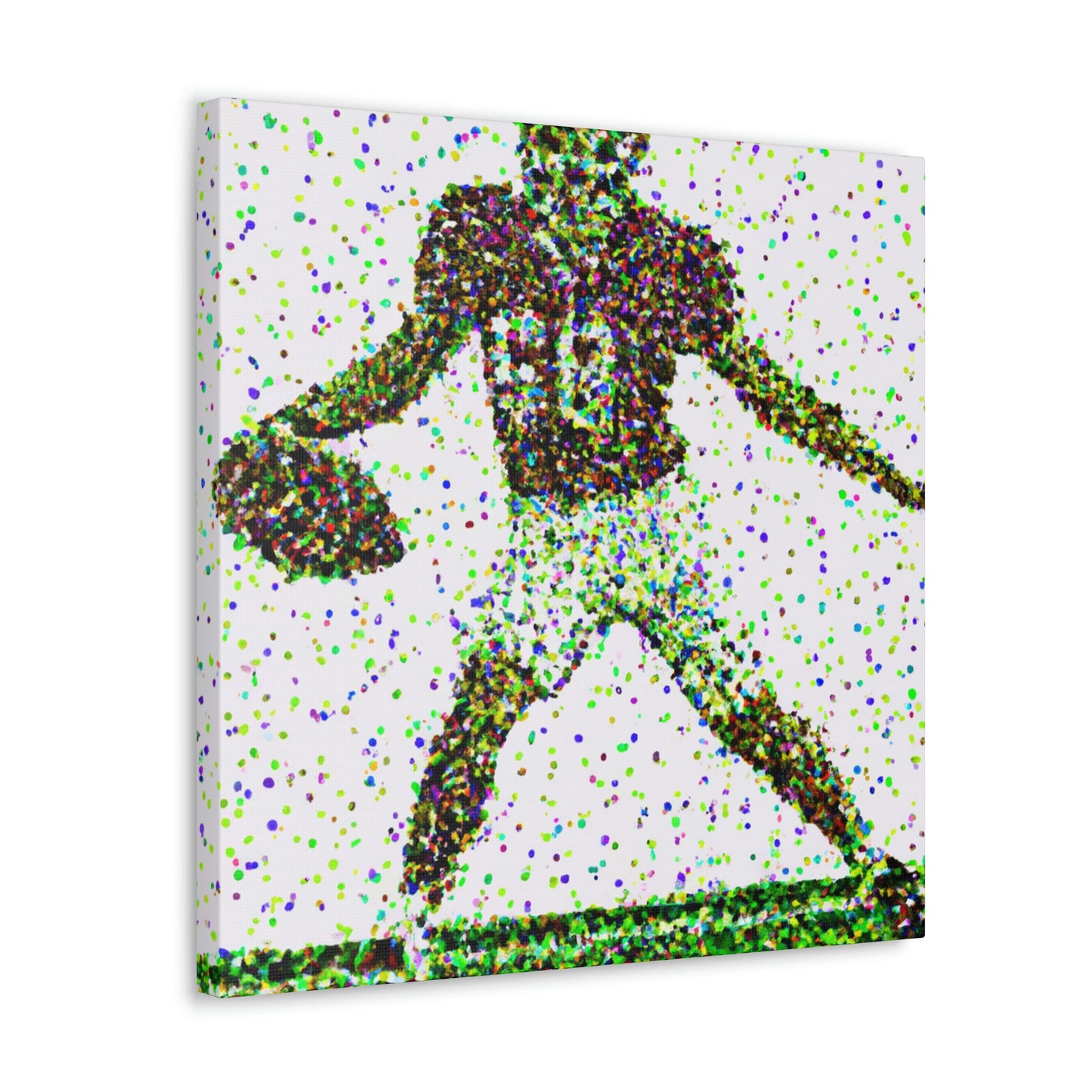 Football in Pointillism - Canvas