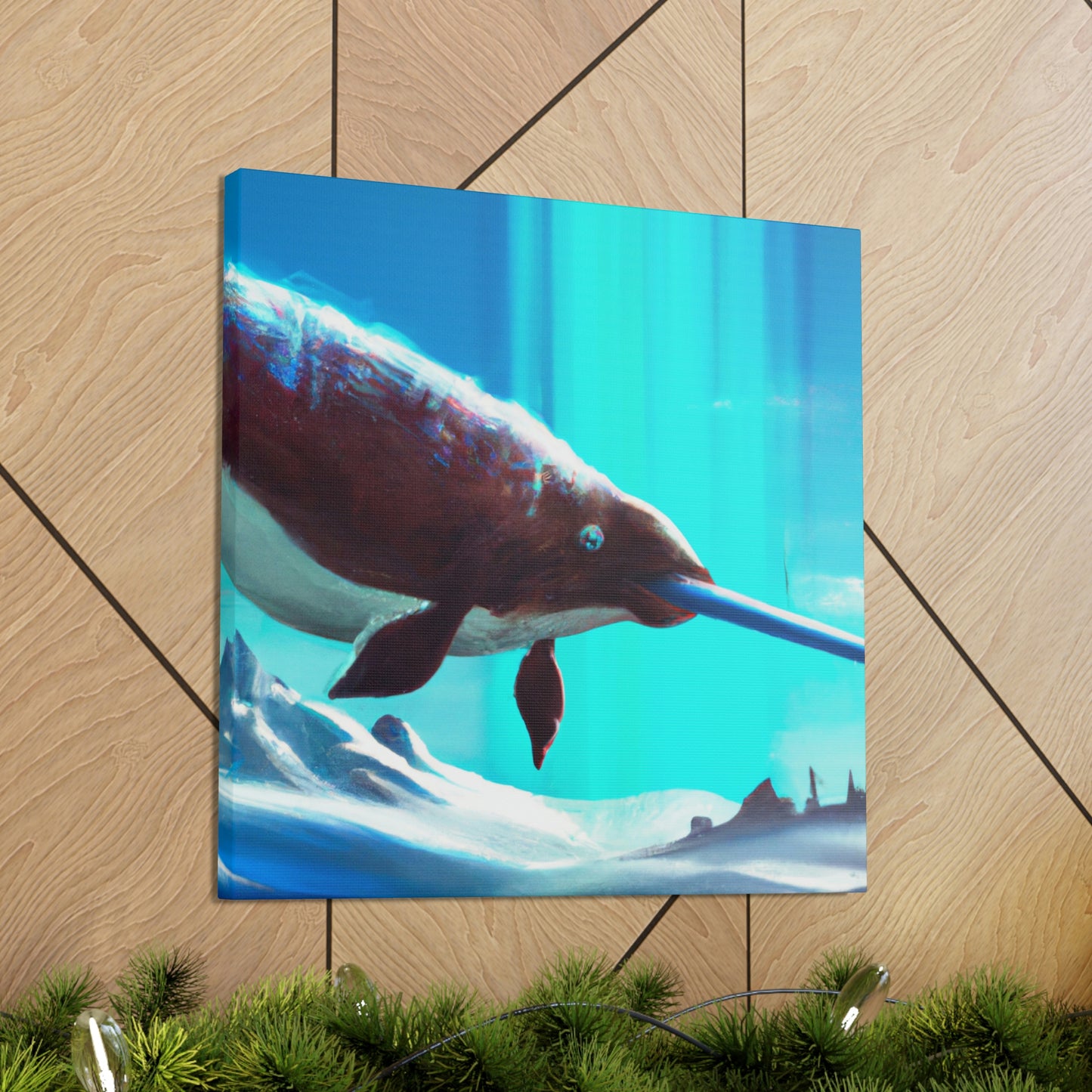 "Narwhal In Expressionism" - Canvas