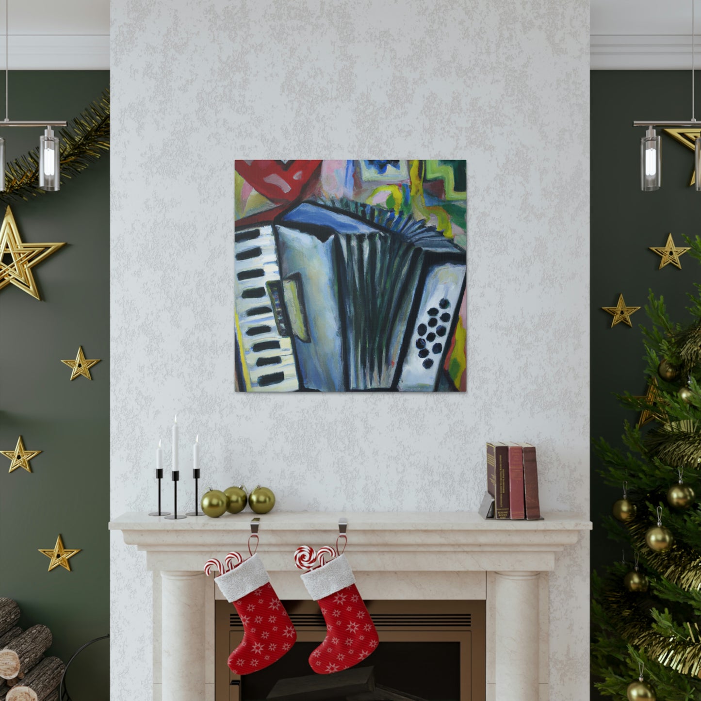 Accordion Fantasia Art - Canvas