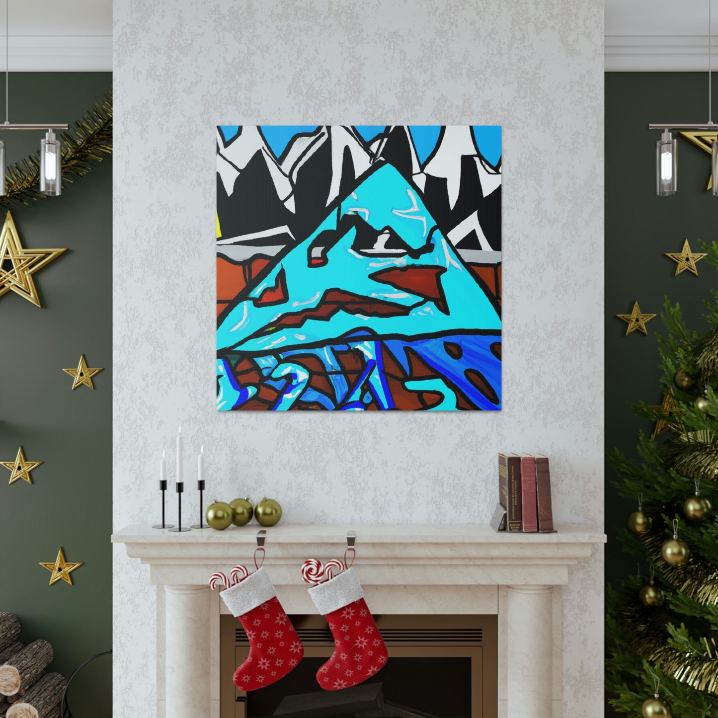 Glacial Majesty Expressed - Canvas