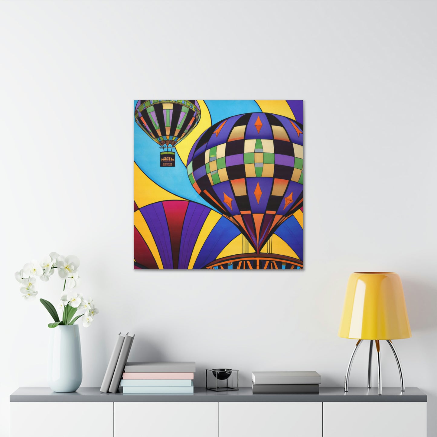 "Hot Air Adventures Await" - Canvas