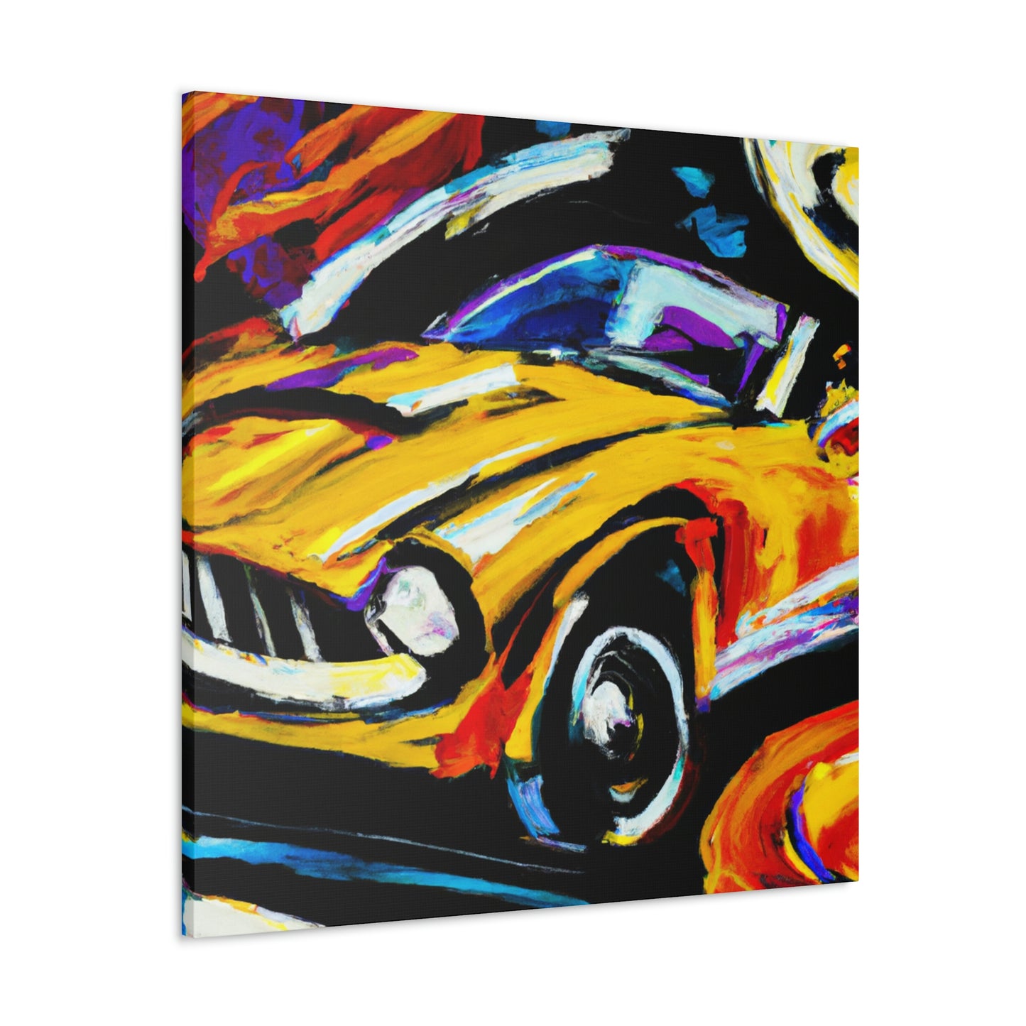 "Classic Automobile Dreaming" - Canvas