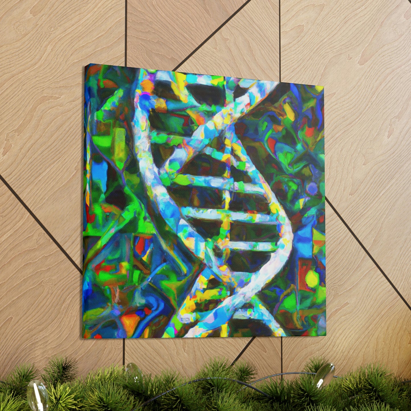 "Chromosomal Color Harmony" - Canvas