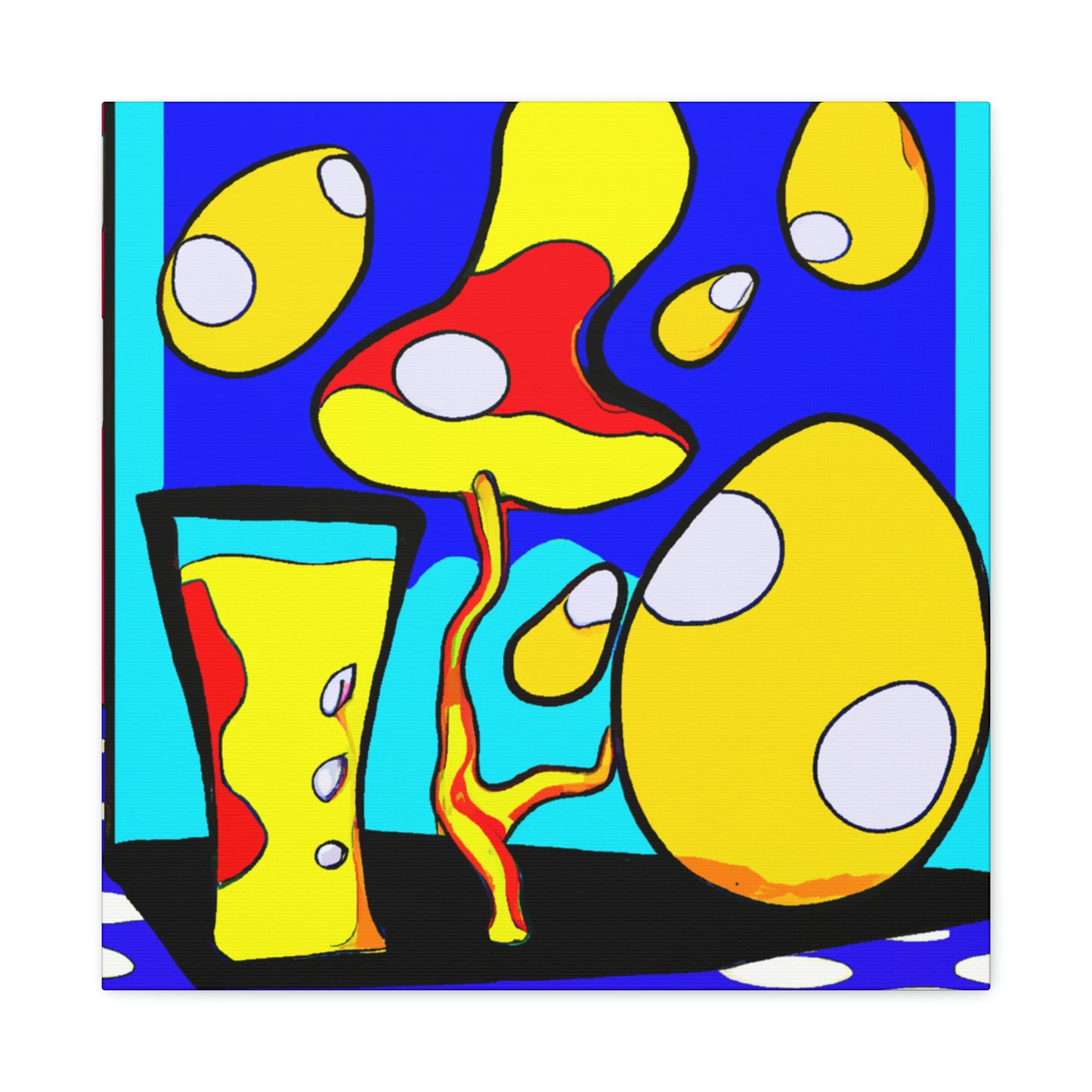 Eggs in Technicolor - Canvas