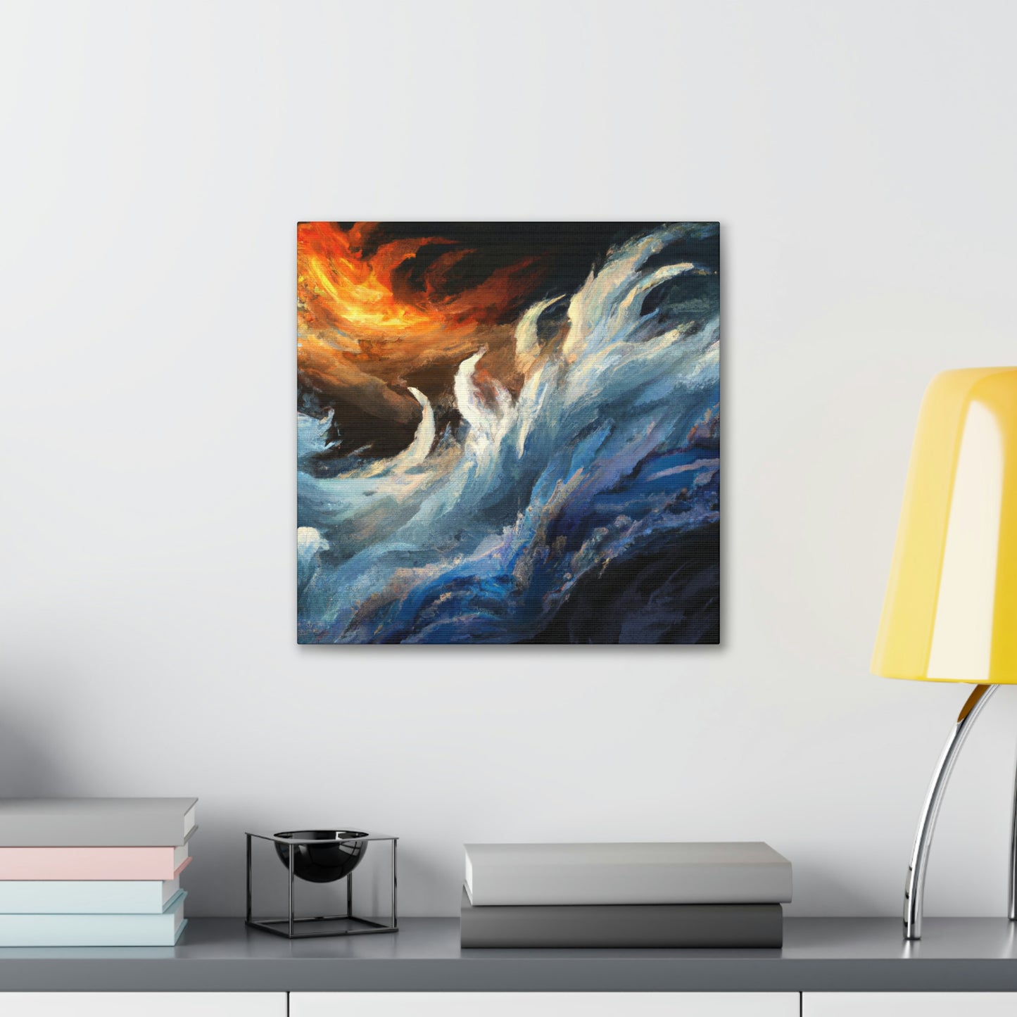 Oceans of Brilliant Hues - Canvas