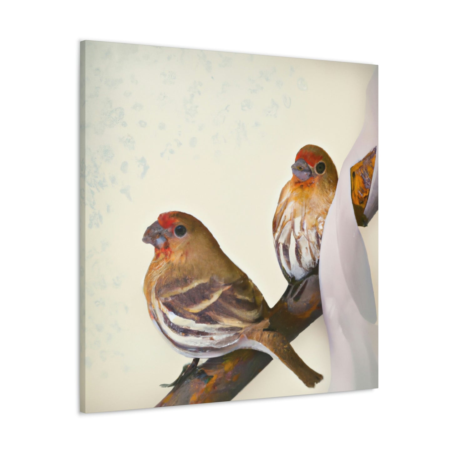 "Finch Home in Deco" - Canvas